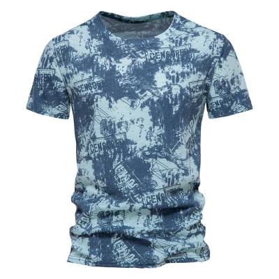 China High Quality Carefully Hand-Dyed Anti-Shrink Customize Logo Leisure Vintage T-Shirt for sale