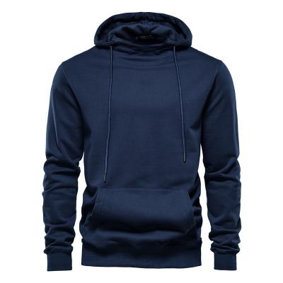 China New arrival streetwear hooded men's breathable sweatshirt with custom logo hoodies strings for sale