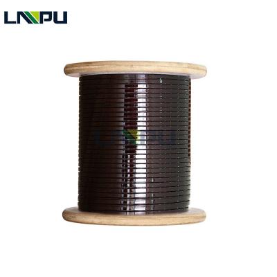 China Solderalbe Large Size Super Enamel Shock Heat Excellent Wire GTS Square Magnet Aluminum Wire For Wind Generator Transformer for sale