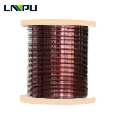 China High Tensile 0.07*1.1mm Almbre De Cobre Para Bobinas De Motor Electrico Enameled Winding Wire To Mexico With Cheapest Price for sale