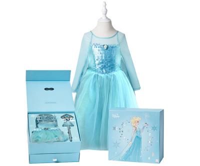 China Genuine/Safe/Attractive Party Cosplay Costume Elsa Dress Frozen Princess Elsa Costume Dress For Kids for sale