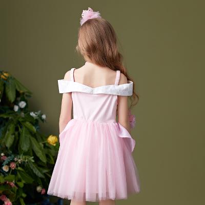 China Genuine/Safe/Comfortable Daily Wearable Princess Princess Sleeping Beauty Girl Dress Cotton Lining Disney Dress for sale