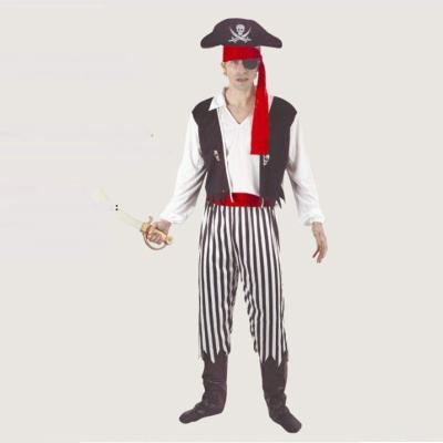 China Festival Party Cosplay Costume Adults Halloween Pirate Costume Safe/Full Set For Men for sale