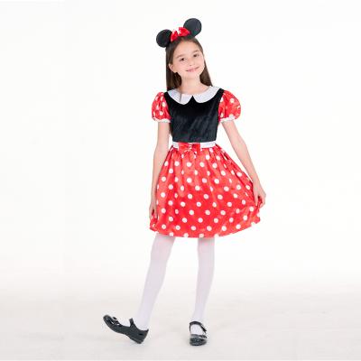 China Disney Minnie Costume Kids Halloween Safe/Easy Wearing Dress Up Dress For Kids Girl for sale