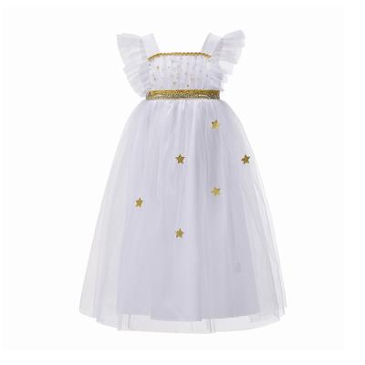 China TP-1903-009 White 100% Polyester Angel Kids Costumes For Halloween Dress for sale