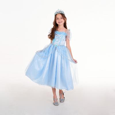 China 100% Polyester SA20-075 Girls Princess Dress Halloween Cosplay Party Costume, Kids Dress up Princess for sale