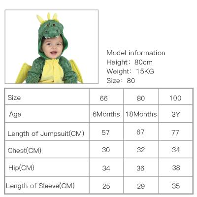 China 90% Polyester 10% Spandex New Arrival Kids Costume Halloween Kids Carnival Dinosar Costume for sale