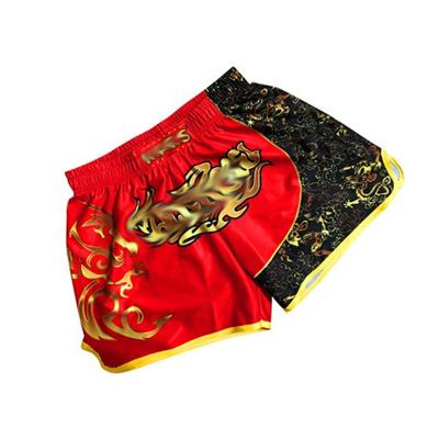 China Hot Sale Men's Breathable Boxer Shorts Sanda Suit Training Fight Men and Women's Sports Shorts Muay Thai Shorts for sale