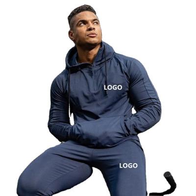 China Custom Logo Mens Joggers Suits Running Fitness Clothing Outdoor Sweatsuit Men's Breathable Casual Sets Set Mens Casual Tracksuit for sale