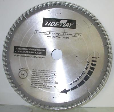 China TCT Circular Saw Blades With Premium Steel And Micro Grain Carbide Tips for sale