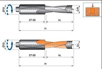 Chine TCT Bits pour plusieurs corps de machines d'acier forage avec traitement thermique à vendre