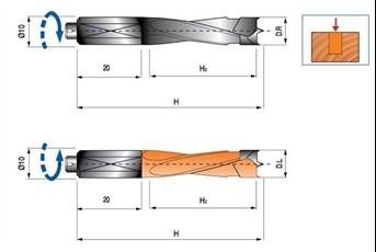 China Carbon steel and carbide tips TCT drill bits for multiple drilling machines for sale