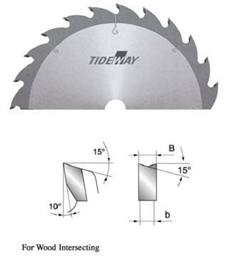 China Flat tooth TCT saw blades for cutting soft wood or hard wood for sale