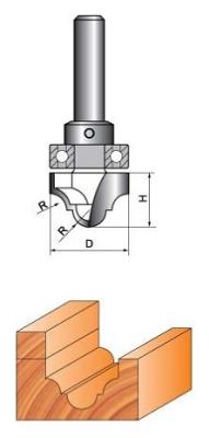 China Router bit for woodworking   Bearing shank roman ogee bit  ,standard size for sale