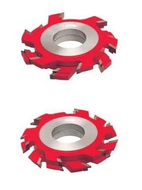 China Red color T.C.T 45#carbon steel carbide shaper cutters with finished sandblast for sale