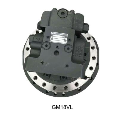 China Excavator Hot Sale Hydraulic Travel Motor With Final Reduction Gearbox GM18VL Drive For Excavator Spare Parts for sale