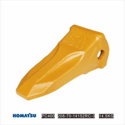 China Alloy Steel Excavator Accessories PC400 208-70-14152RC Excavator Bucket Teeth Types for sale