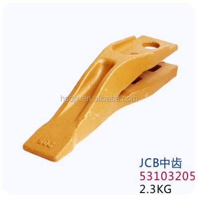 China 45# Alloy Steel JCB Machinery Pats JCB Teeth / Tooth for sale