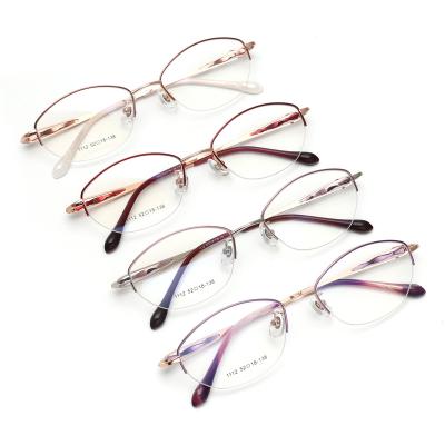 China Wholesale Customized Titanium Optical Frames 1112 High Quality Titanium Monocle Frames Optical Monocle Frames Wholesale Glasses for sale