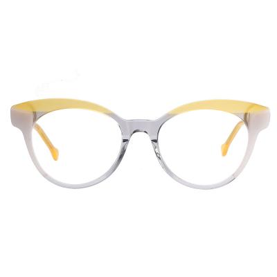 Chine Acetate Optical Frames P6129 2021 Customize Acetate Optical Glasses Frames For Wholesale Cheap Anti Blue Light Glasses à vendre