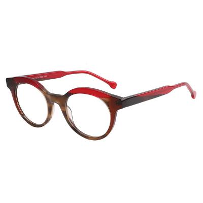 Chine Fashion Optical Frames P6135 2021 Acetate Eyeglasses Optical Frames Wholesale Cheap Anti Blue Light Glasses à vendre