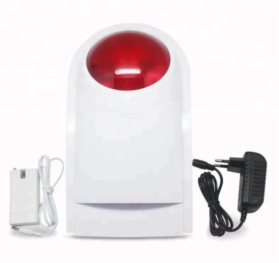 China Waterproof / YH-104F Waterproof Outdoor Used Wireless 433Mhz Siren With Red Blue Strobe Optional for sale