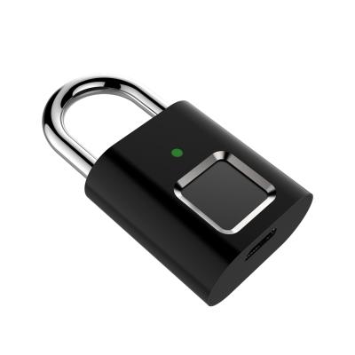 China China Small Aluminum Alloy+303 Stainless Steel Digital Padlock YH-G3 Keyless Smart Fingerprint Padlock for sale