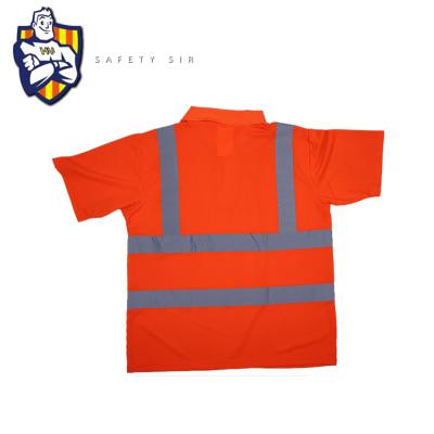 China Wholesale 100% Breathable High Visibility Cotton Safety T-shirt Reflective for sale