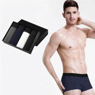 China New Dropshipping Breathable Design Men Cotton Spandex Warm Comfortable Different Color Boxer Shorts Briefs for sale