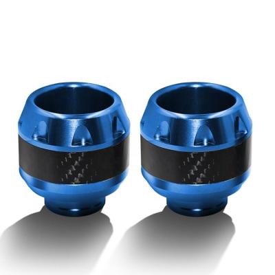 China CNC Aluminum + Carbon Fiber Yongxin Motorcycle Refurbished General Fiber CNC Accessories Shock Absorption Aluminum Alloy Anti Fall Anti Fall Front Insert Cup of carbon for sale