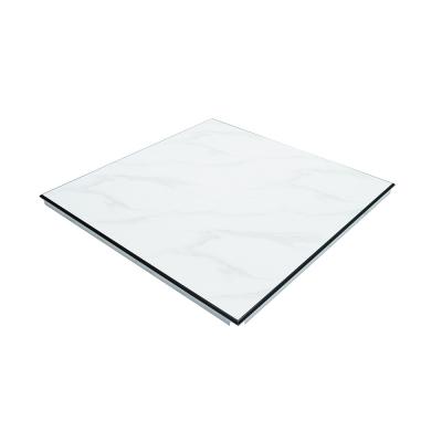 China Custom Suspended Acoustic Ceiling Tiles 600x600 Plafond Decor Metal Drop Ceiling Tiles for sale