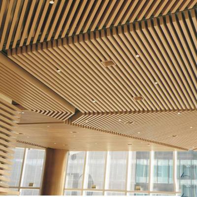 China Building Materials Ceiling Types Of Aluminum False Ceiling Customized Modern Aluminum Acoustic Baffles Ceiling for sale