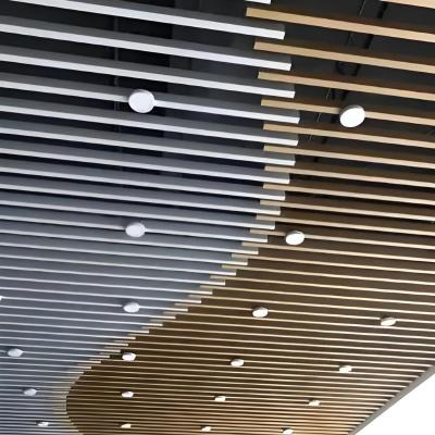 China Building Material Aluminum Ceiling Strips Decorative Suspended Ceiling for sale