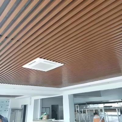 China Hotel / Hospital Aluminum Baffle Ceiling Customized Aluminium Screen Ceiling for sale