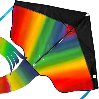 China Great gift rainbow kite for kids easy to fly for sale