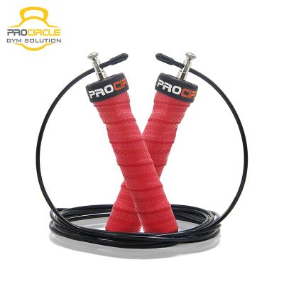 China High Speed ​​PP Handle Customized Logo Antiskid Gear Sweat-absorbent Jump Rope for sale