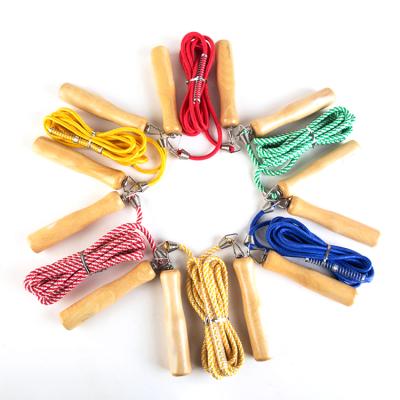 China Fitness Training Adjustable Sports Training Carrying Wooden Jump Rope Handle Fitness Training Customized Logo Is Available Procircle 0.2 kg for sale