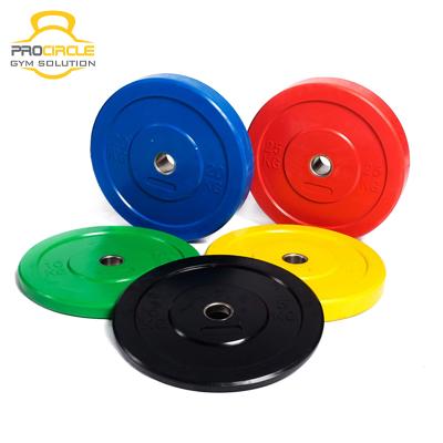 China High Quality Custom Cast Exercise Virgin Rubber Weight Plate for sale