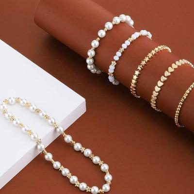 China Gold and Platinum Plated CCB Round Beads Letter Bead Loose Beads Set for Jewelry Making Findings Necklace Bracelet Earrings for sale