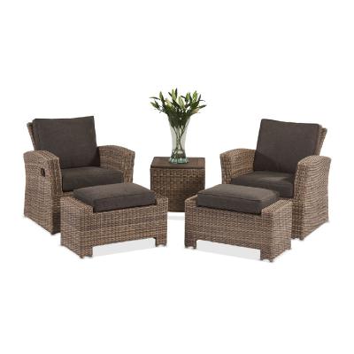 China Modern garden furniture set, extended chair weave set for sale