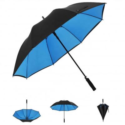 China Minimalist Extra Large Windproof Vented Golf Umbrellas With Logo Prints for sale