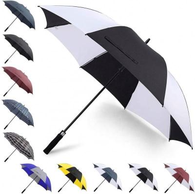 China Minimalist Ultra-lite Golf Umbrella Black/White for sale