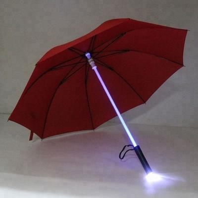 China Minimalist Hottest LED Flashlight Umbrella with Torch for Promotion for sale