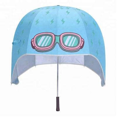 China Contemporary Sunshade Guangdong Shenzhen Rain Gear Black Baseball Cap Umbrella Sun And Rain for sale