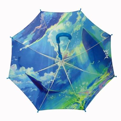 China Minimalist Guangdong Sunshade Fashion Reflective Kids Umbrella for sale