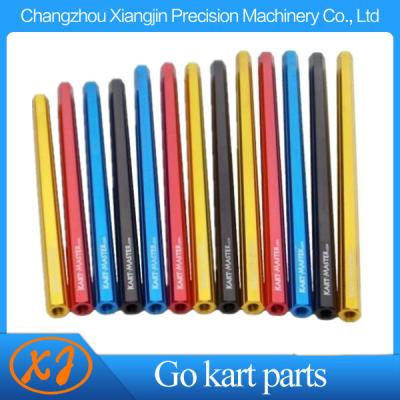 China Light Weight Aluminum Hex 8mm LH/RH THREADED GO KART Racing Tie Rod for sale