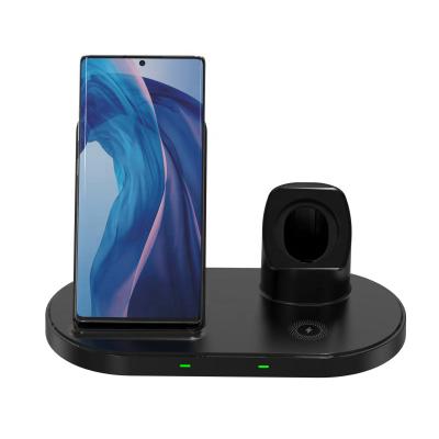 China 3 in 1 Wireless Charger Portable Desktop Mobile Phone Charger Reference 3 in 1 Times 10W 15W Magnetic Foldable Charger for sale