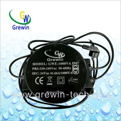 China Swimming pool outdoor waterproof toroidal transformer 200W 250W 300W 500W 800W 1000W of equipment 220V 120V 12V 24V for LED lighting and outdoor lighting for sale