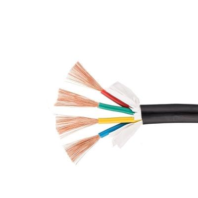 China Construction 4x1.5mm PVC Copper Core Insulated Soft Sheathed Power Wire And Cable for sale