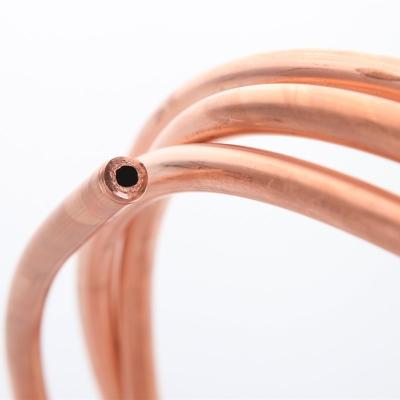 China Water Tube Copper Tube Air Conditioner Copper Tube Refrigeration Fittings T2 for sale